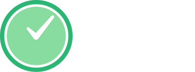 Fairer Hours Accredited logo featuring a green circle with a white checkmark and white text.